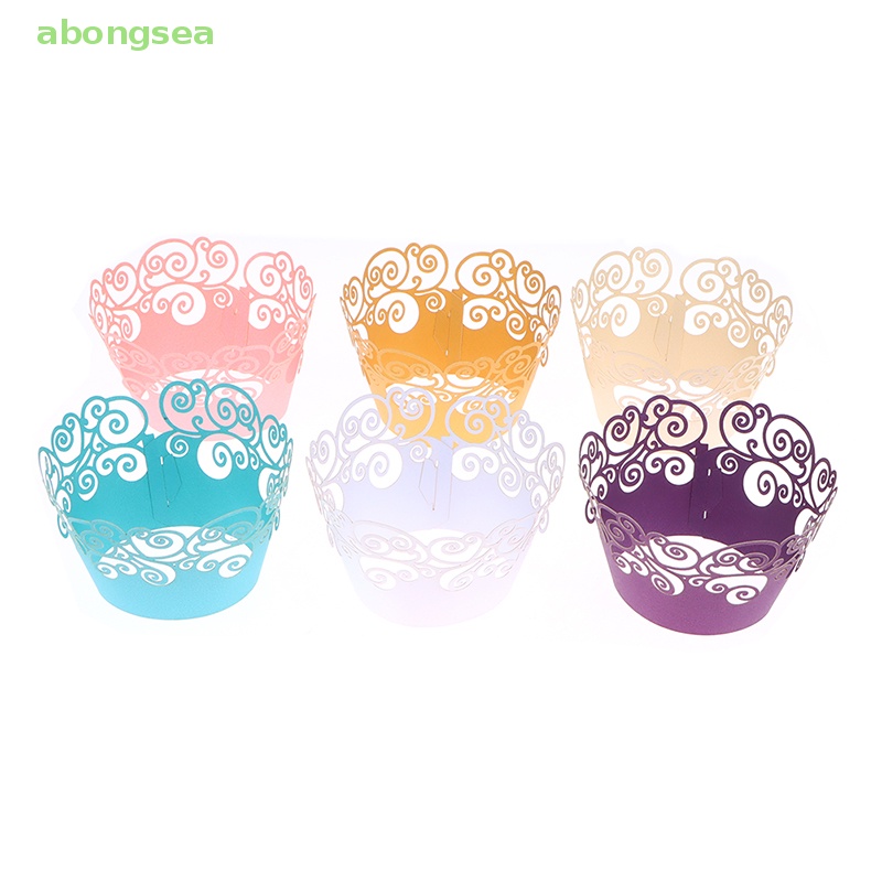 Set 50 Cốc Giấy Đựng Bánh Cupcake Tiện Dụng