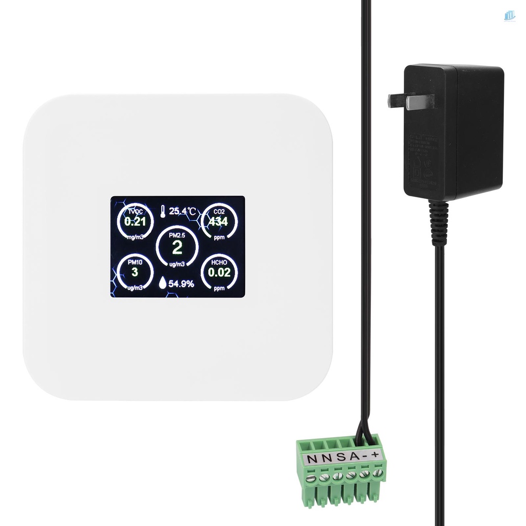 Thiết Bị PM2.5 PM10 CO2 Phát Hiện Khí Trong Nhà Đa Năng