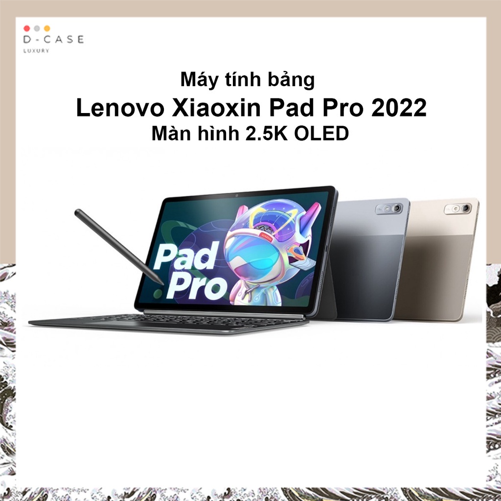  Máy tính bảng Lenovo Xiaoxin Pad Pro 2022 Màn hình OLED 2.5K - Hàng Nhập khẩu