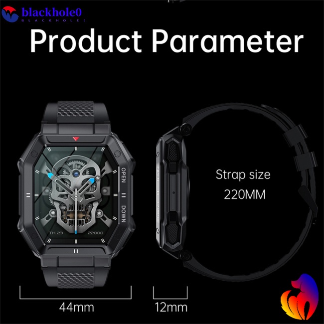 Đồng Hồ Thông Minh BH K55 Màn Hình 1.85 Inch Có Kết Nối Bluetooth Pin 350mah Chống Thấm Nước Ip68