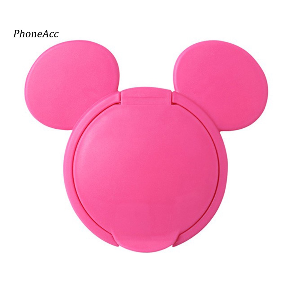 Hộp Đựng Khăn Giấy Ướt Nắp Kín Hình Chuột Mickey Hoạt Hình Tái Sử Dụng Được