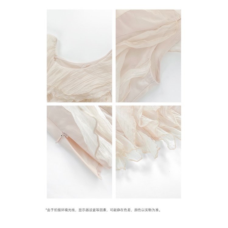 Áo Voan Trễ Vai Nhún Bèo Phong Cách Pháp Thời Trang Hè 2023 82570