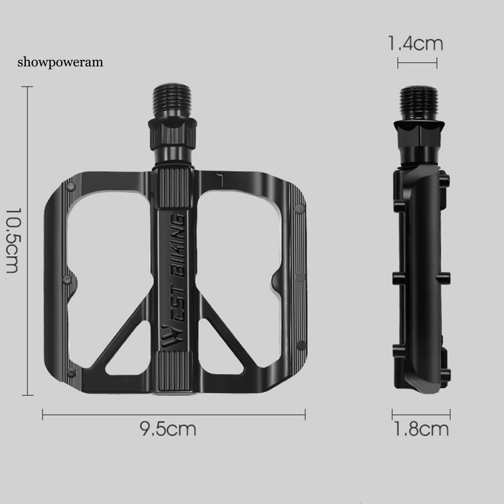 1 Cặp Bàn Đạp Rỗng Chống Trầy Chống Ăn Mòn Cho Xe Đạp MTB