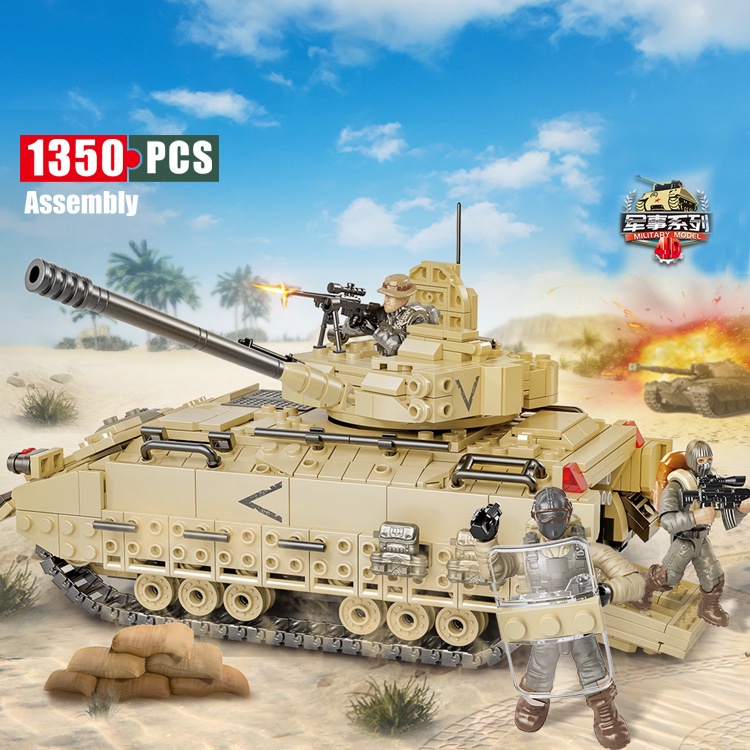 Đồ chơi Lắp ráp Xe Tăng chiến đấu M2 XJ-809E Main battle tank Bradley