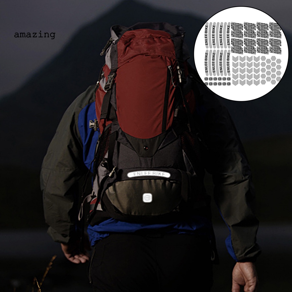 Bộ 72 Miếng Dán Phản Quang Chống Trầy Xước Chống Thấm Nước Trang Trí Thân Xe Đạp