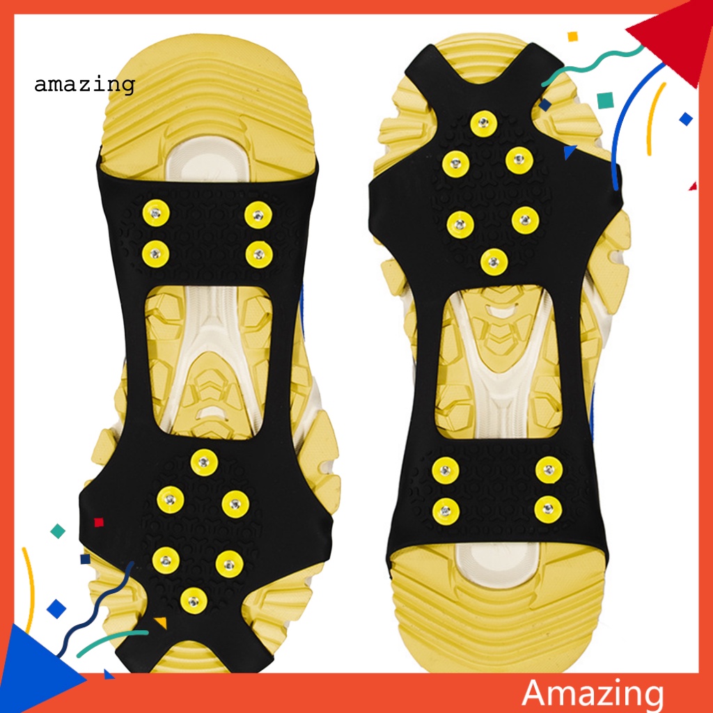 1 Cặp Đinh Gắn Đế Giày Leo Núi Tuyết An Toàn Chống Ăn Mòn