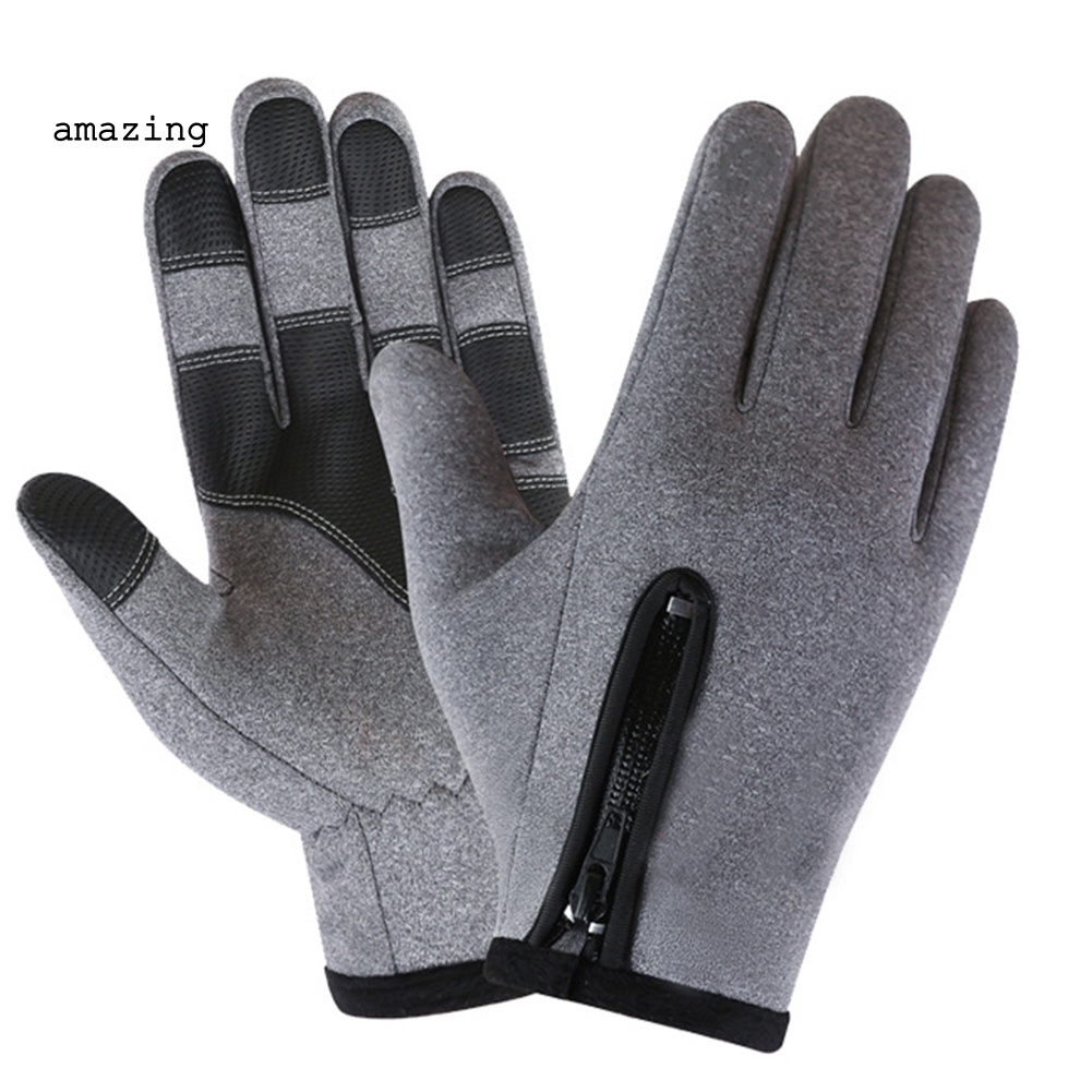 Găng Tay Chống Gió Chống Nước Dày Dặn Có Thể Chạm Màn Hình Cảm Ứng