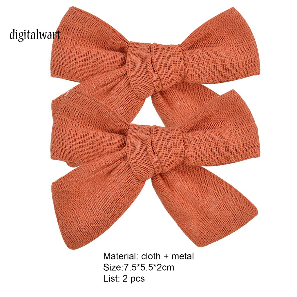 Kỹ Thuật Số| 1 Cặp Kẹp Tóc Hình Nơ Bằng Kim Loại Tinh Tế