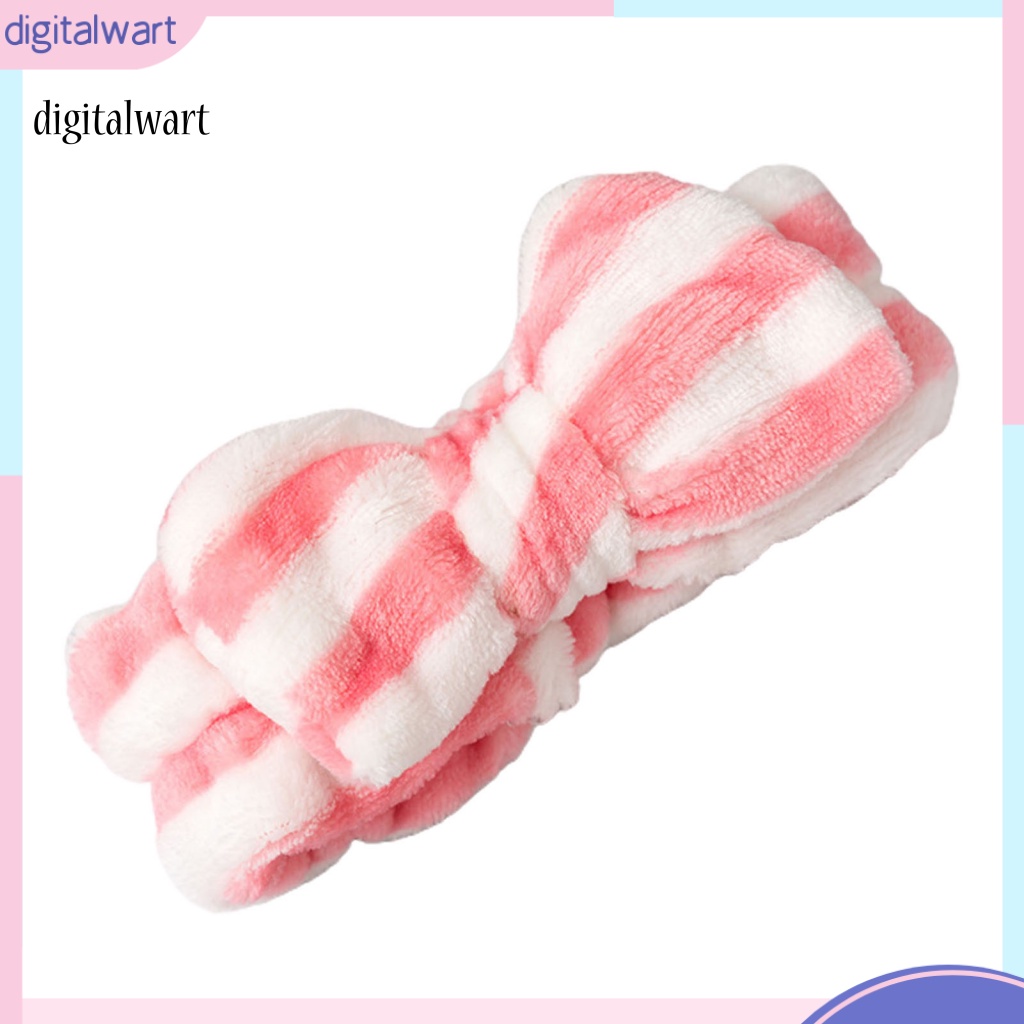 Kỹ Thuật Số| Băng Đô Cài Tóc Dày Co Giãn Họa Tiết Sọc Thời Trang Cho Nữ