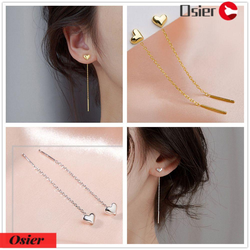 Khuyên Tai Xỏ Lỗ Họa Tiết Trái Tim Tươi Mới 1