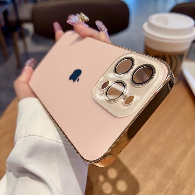 Ốp Điện Thoại Mặt Kính Cường Lực Cứng Nhám In logo AG Cho Iphone 14 Pro MAX 13 12 11 Pro MAX 11Pro