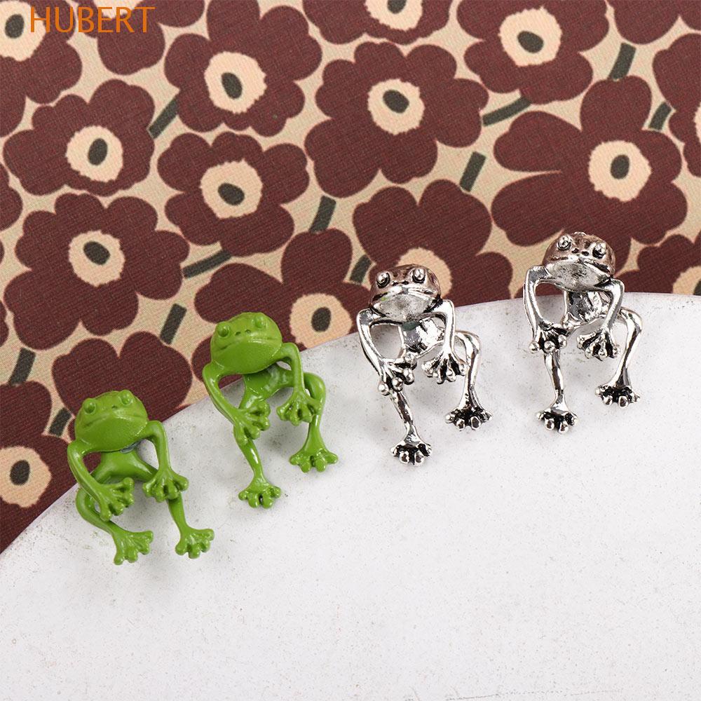 Bông Tai Thiết Kế Sáng Tạo Dễ Thương Phong Cách Gothic Cho Nữ|Khuyên Tai Hình Con Ếch Ngộ Nghĩnh