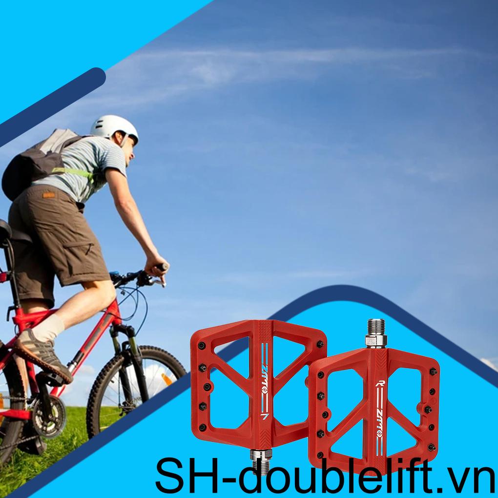 1 Cặp Bàn Đạp Xe Đạp Phẳng 24 Gai Thay Đổi Màu Sắc Chất Liệu Nylon