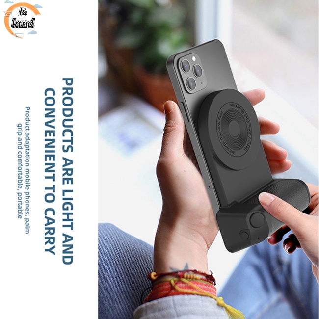 Giá Đỡ Điện Thoại Từ Tính Có Thể Sạc Lại Bluetooth Không Dây Cho Máy Ảnh