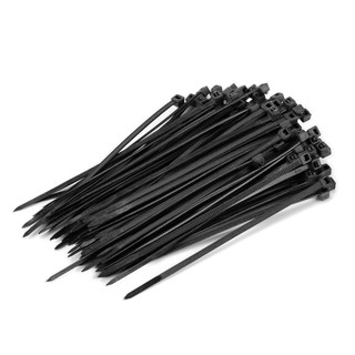 100pcs Cable Ties Self-Locking Plastic Nylon Fasten Circle Wire Cable Ties