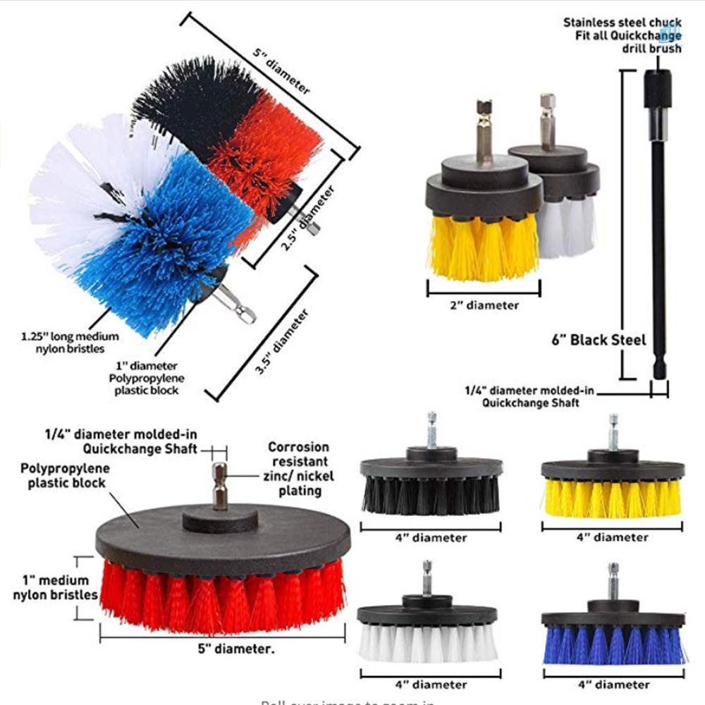 Bộ 31 Bàn Chải Điện smartwatchinone Kèm Khăn Lau Làm Sạch / Bọt Biển / Bàn Chải Điện Mở Rộng Xoay Được Với Phần Dài Đa Năng Cho Vữa