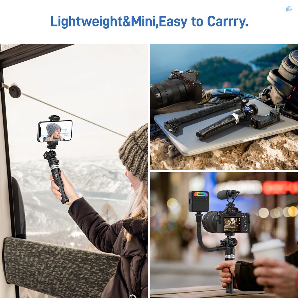 ANDOER Giá Đỡ Ba Chân Để Bàn Có Thể Điều Chỉnh 360 Độ Và Giá Đỡ Ba Chân 2 Mức Độ MT-010 3060° Giá Đỡ Cần Câu Cá Có Thể Điều Chỉnh Tiện Dụng V5Kg