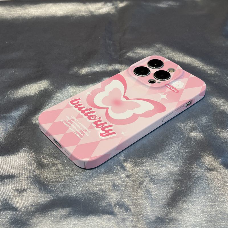 Ốp Điện Thoại Họa Tiết Bươm Bướm Màu Gradient Thời Trang Cho Iphone Promax1114 xr 8 137iPhone12xs plus FL2Q
