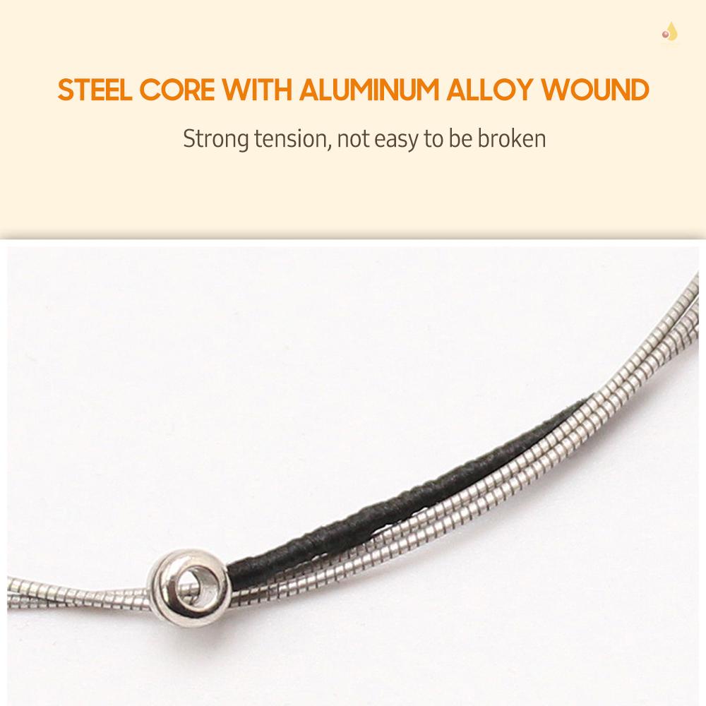 Bộ 4 Dây Đàn Violin 1 / 2 Bằng Hợp Kim Nhôm Thông Dụng