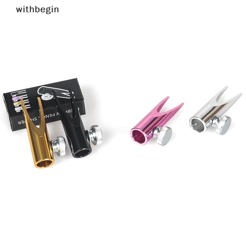 Bút Chì Vẽ Lông Mày Hai Đầu Kèm Đồ Chuốt Hình Chữ U Bằng Kim Loại