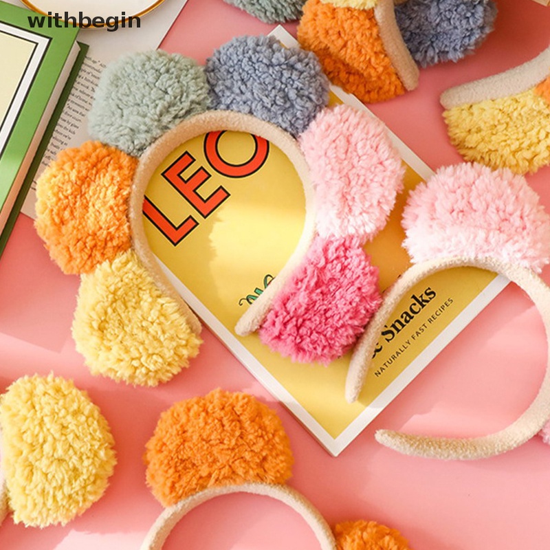 Băng Đô Vải Bông Hoa Hướng Dương Nhiều Màu Dễ Thương