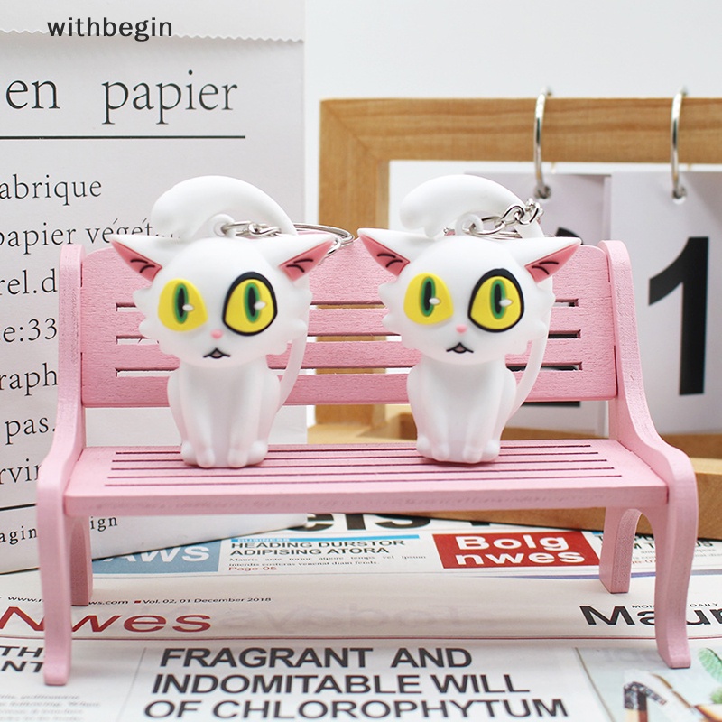 Vòng cổ / Móc Khóa Mặt Hình Mèo Hoạt Hình Mẫu 2023 Thời Trang Dành Cho Nữ