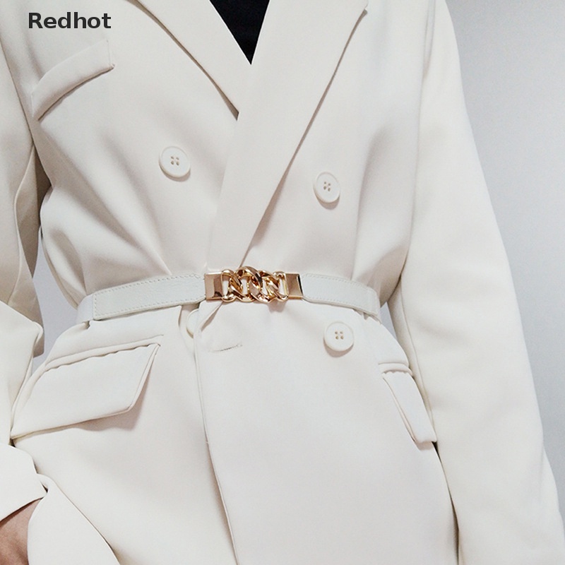 Thắt Lưng Dây Xích Co Giãn 3 Màu Cho Nữ