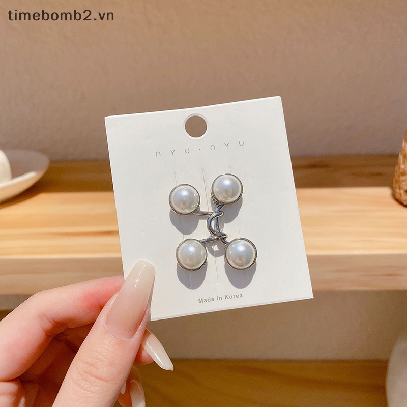 Ghim Cài Quần Áo / Váy Jean Bằng Kim Loại Có Thể Điều Chỉnh Cho Nữ