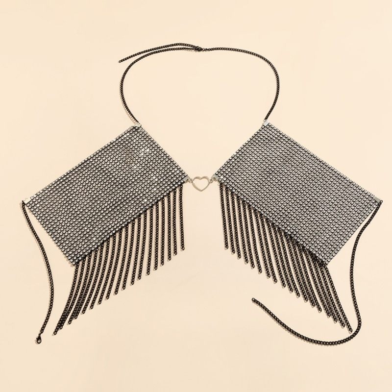 Vòng cổ Bodychain Thiết Kế Dạng Tua Rua Quyến Rũ Cho Nữ