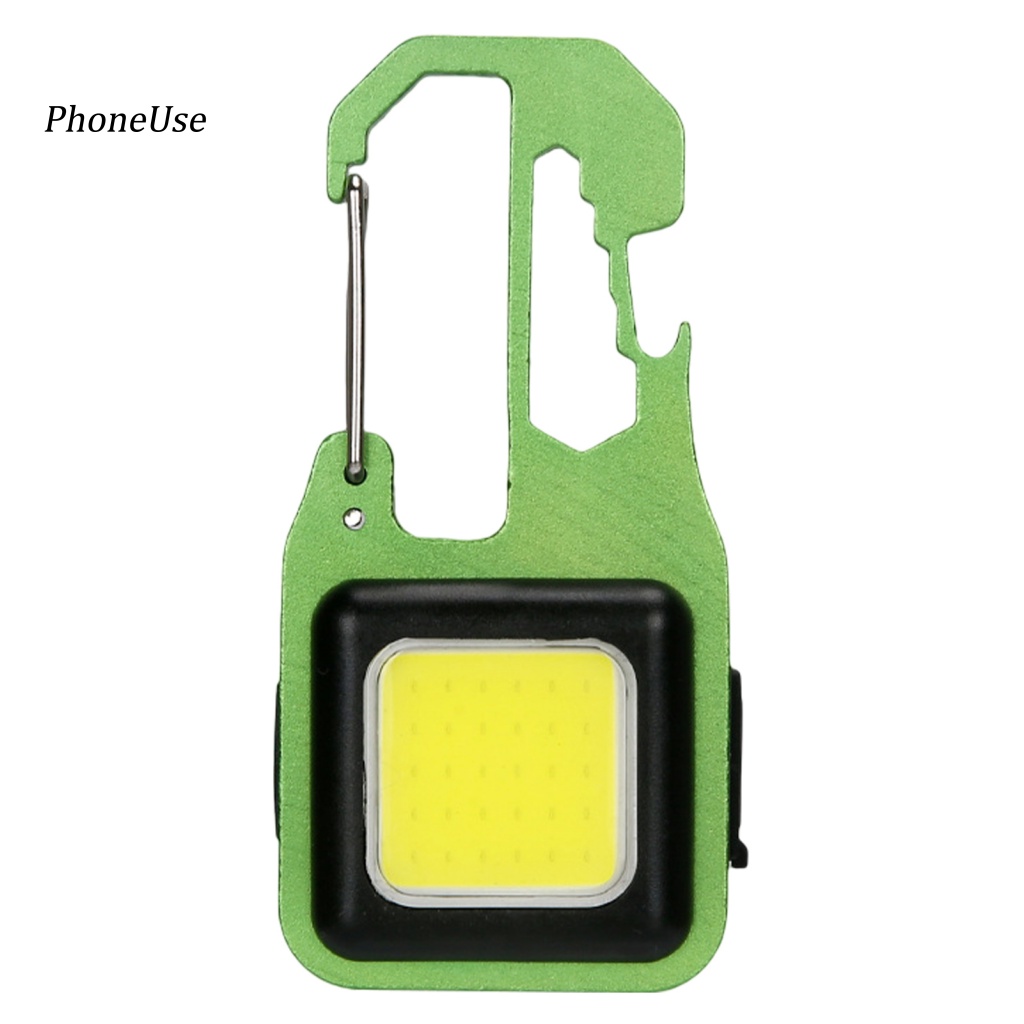 Đèn COB Mini Đa Năng 3 Chế Độ Sáng Dạng Móc Khóa Tiện Dụng Khi Đi Cắm Trại