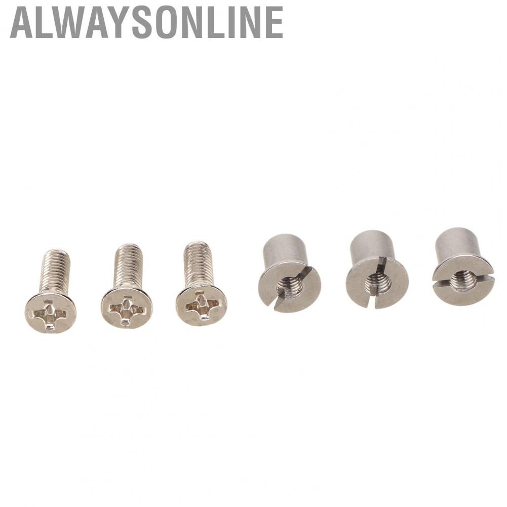 Alwaysonline Screw Set  3pcs High Hardness Universal Metal Trident for Reel To Tape Recorders