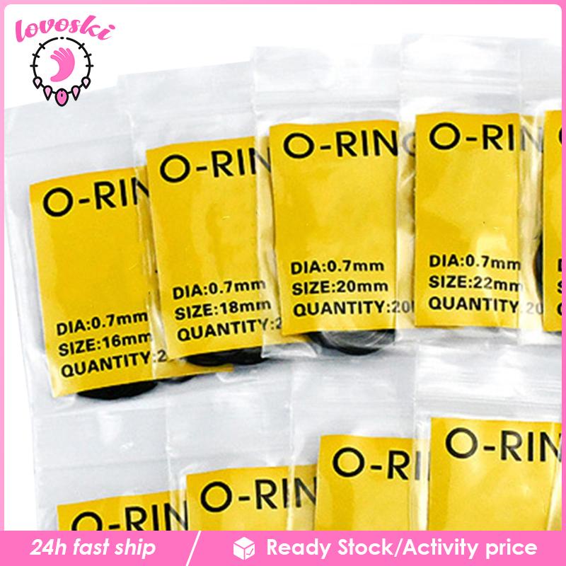 [Lovoski] 200 Vòng Đệm Lưng Đồng Hồ Chống Nước Nhiều Kích Cỡ Khác Nhau Sử Dụng Tại Nhà