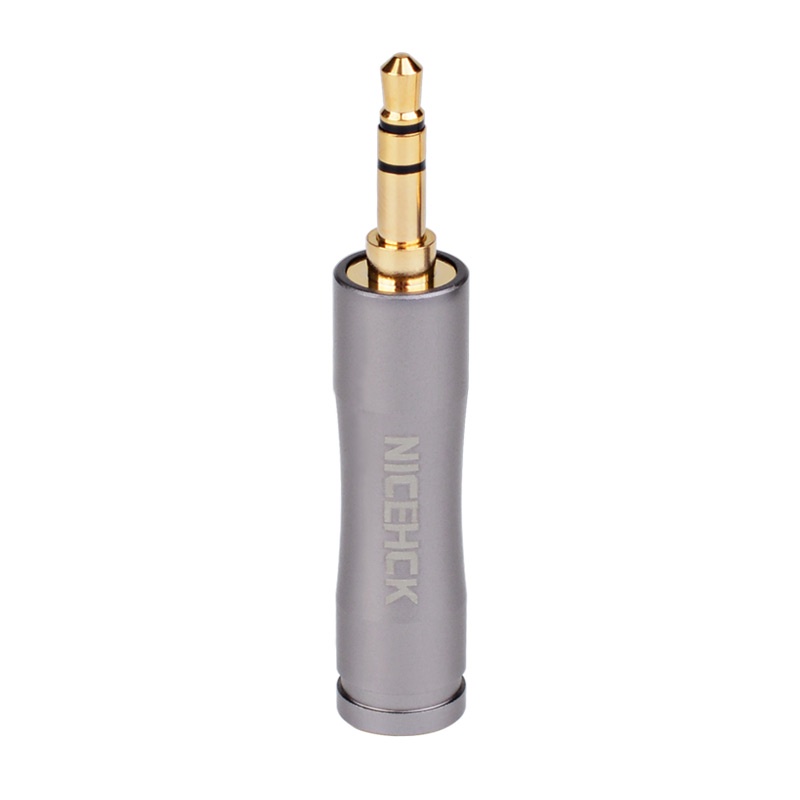 NiceHCK Gold-plated Pure Copper 4.4mm Female to 3.5mm 2.5mm HIFI Audio Converter Jack Aluminum Earphone Adapter Plug Accessories