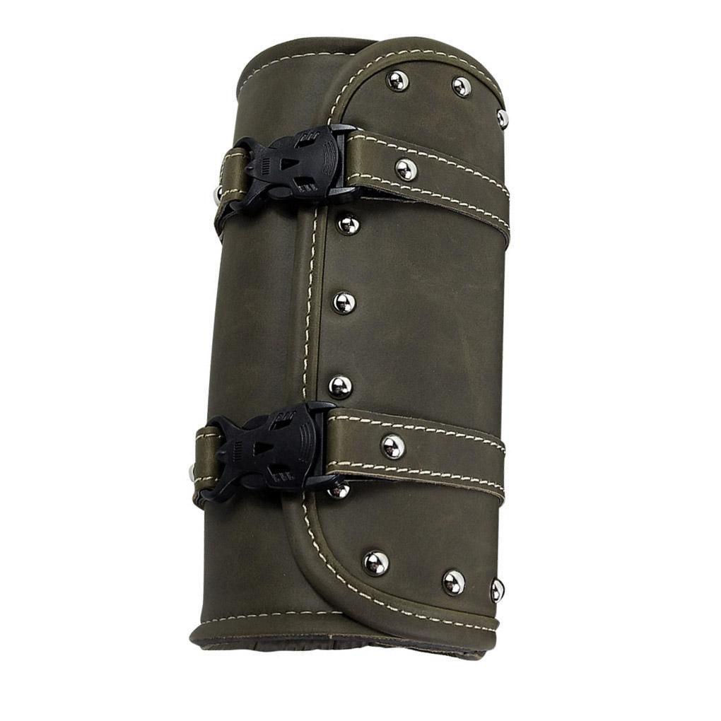 Túi Vải Oxford 3L Màu Nâu Đậm Gắn Tay Lái Xe Máy Có Thể Điều Chỉnh