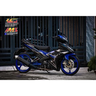 Tem rời exciter 150 xe đen - mẫu y15zr