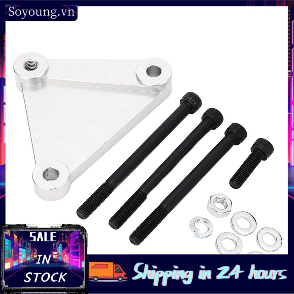 Soyoung LS Engine Alternator Bracket  Easy To Install Anti Deformation High Strength Swap Adapter Rugged Construction for LSX LS1 LS6 5.3 6.0 Truck