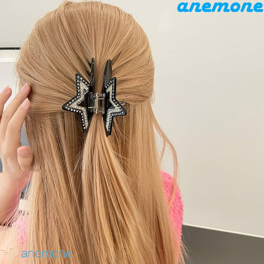 Kẹp Tóc Càng Cua Lớn Hình Ngôi Sao Acetate Phong Cách Hàn Quốc Thanh Lịch Thời Trang Cho Nữ Y2k