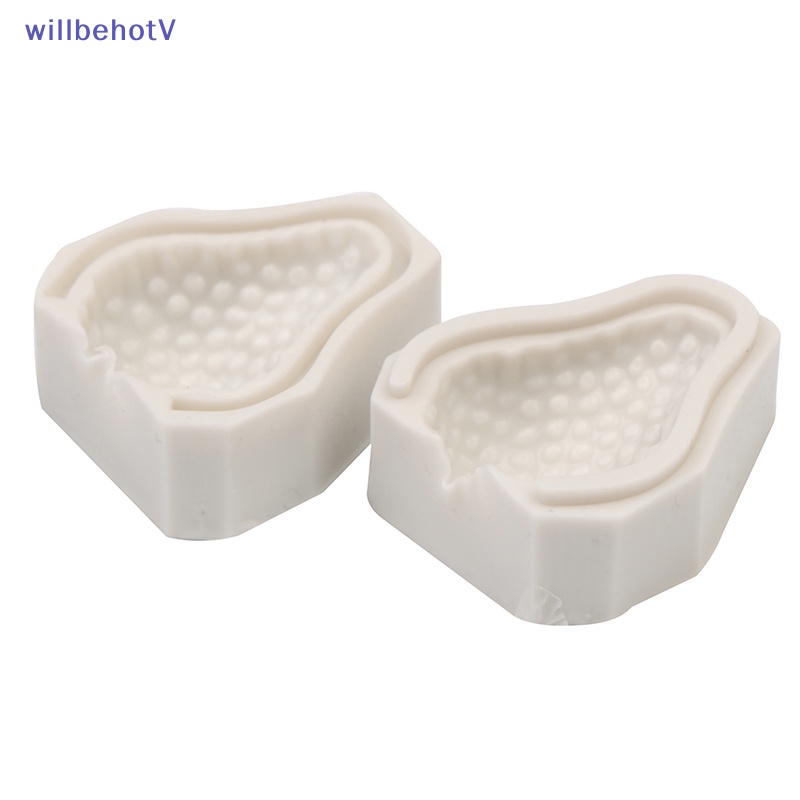 Khuôn Silicone Tạo Hình Trái Dâu Trang Trí Bánh Kem