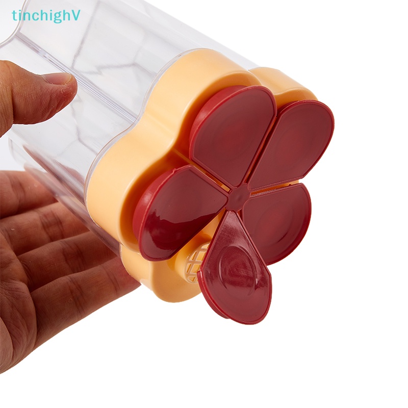 Lọ Đựng Gia Vị 5 Trong 1 Có Nắp Đậy Chống Ẩm Tiện Dụng