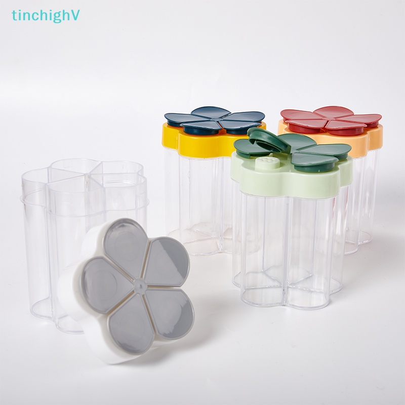 Lọ Đựng Gia Vị 5 Trong 1 Có Nắp Đậy Chống Ẩm Tiện Dụng
