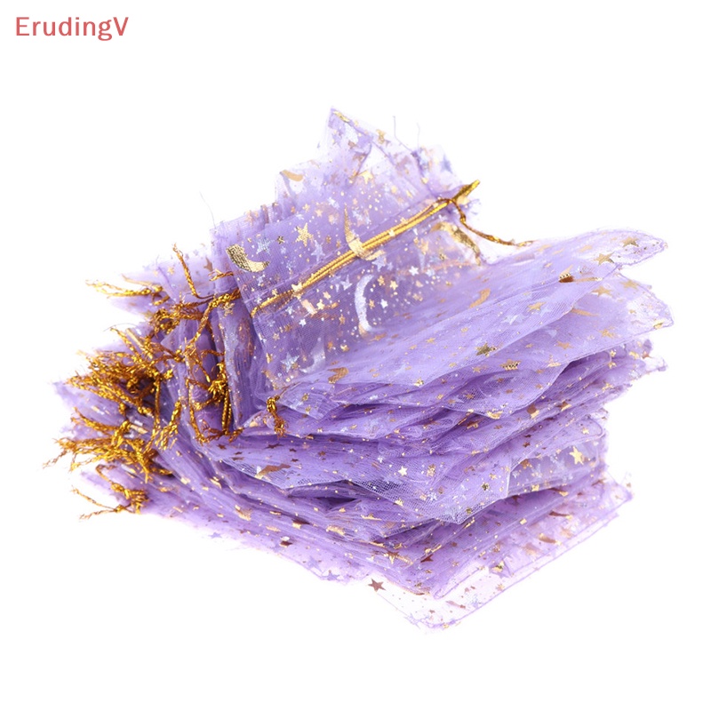 Bộ 50 Túi Đựng Kẹo Trang Trí Mặt Trăng Ramadan EID Mubarak