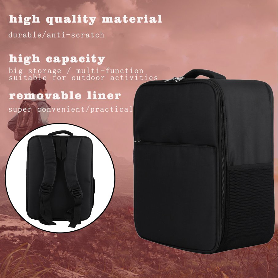 Backpack Bag Carrying Case for DJI Phantom 1 2 FC40 Vision + H3-3D Gopro X350