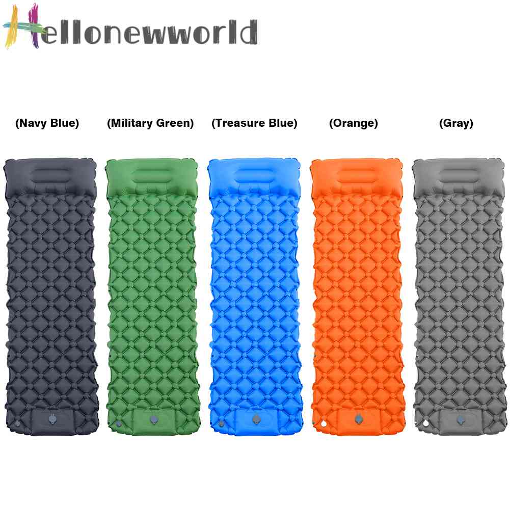 Thảm Bơm Hơi Siêu Nhẹ Chống Ẩm Tiện Dụng Mang Theo Du Lịch Cắm Trại