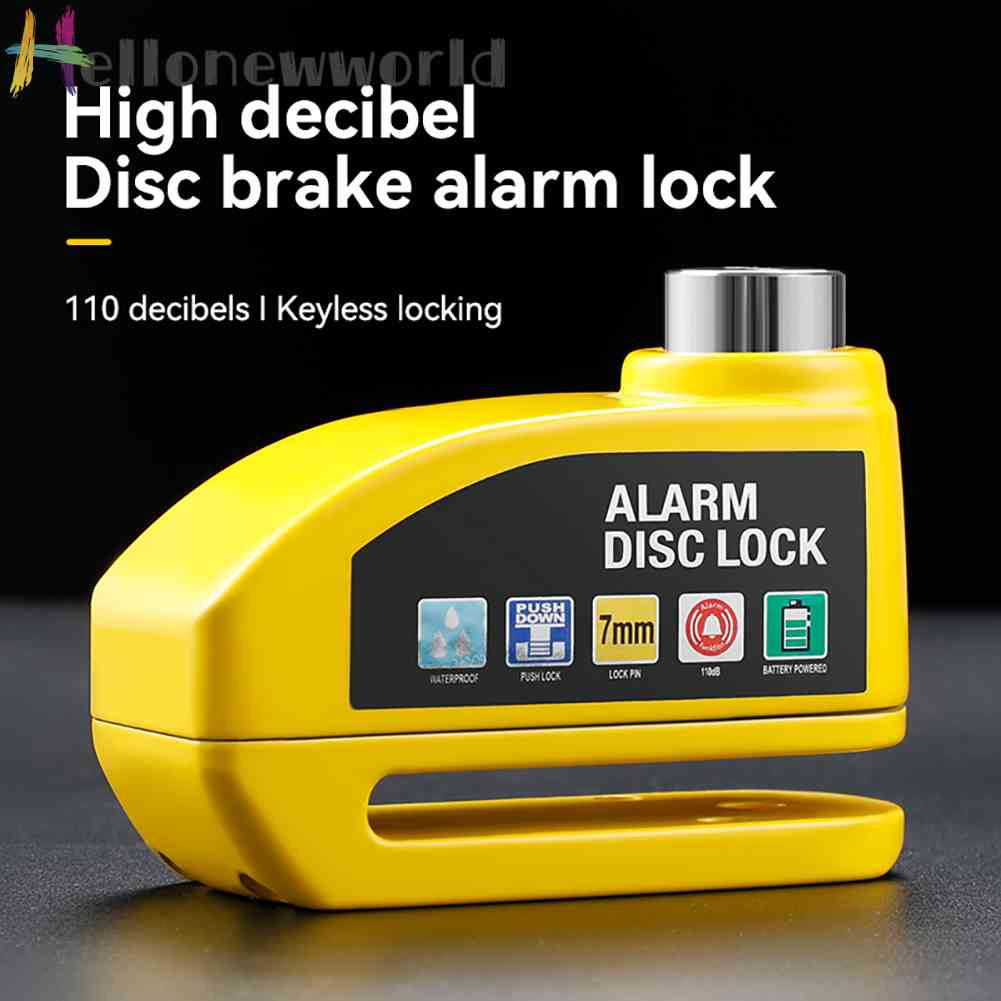 Ổ Khóa Phanh Đĩa Xe Máy / Scooter Báo Động Chống Trộm