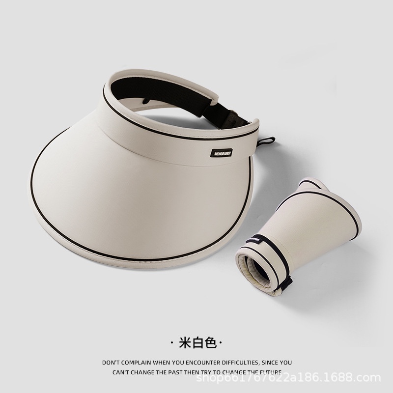 Mũ Chống Nắng Chống Tia Uv Có Tấm Che Mặt Gấp Gọn Tiện Dụng Phong Cách Hàn Quốc Cho Nữ