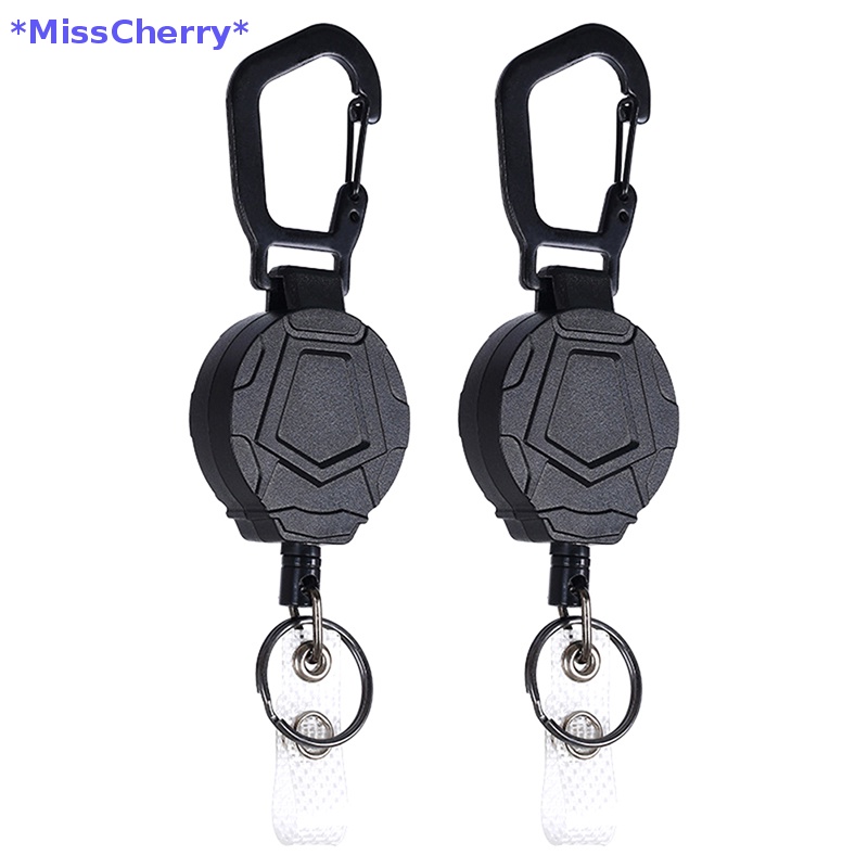 Dây Móc Chìa Khóa Bằng Kim Loại Có Thể Thu Gọn Dùng Để Treo Thẻ ID / Tên Mới