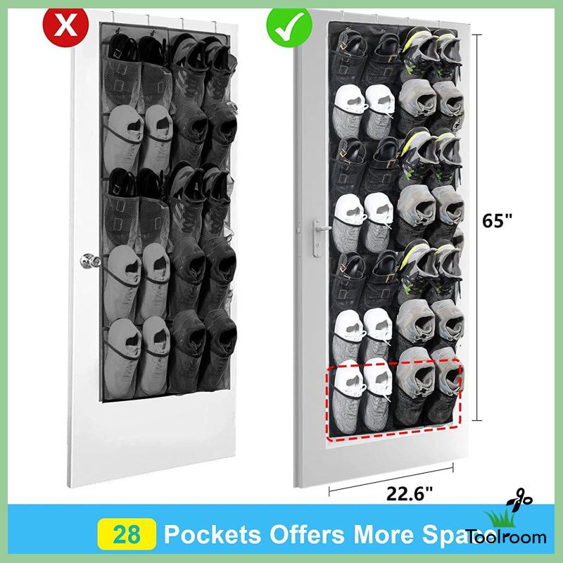 Giá Treo Giày Dép / 4 Móc Kim Loại Tiện Dụng Cho Phòng Ngủ / Phòng Tắm