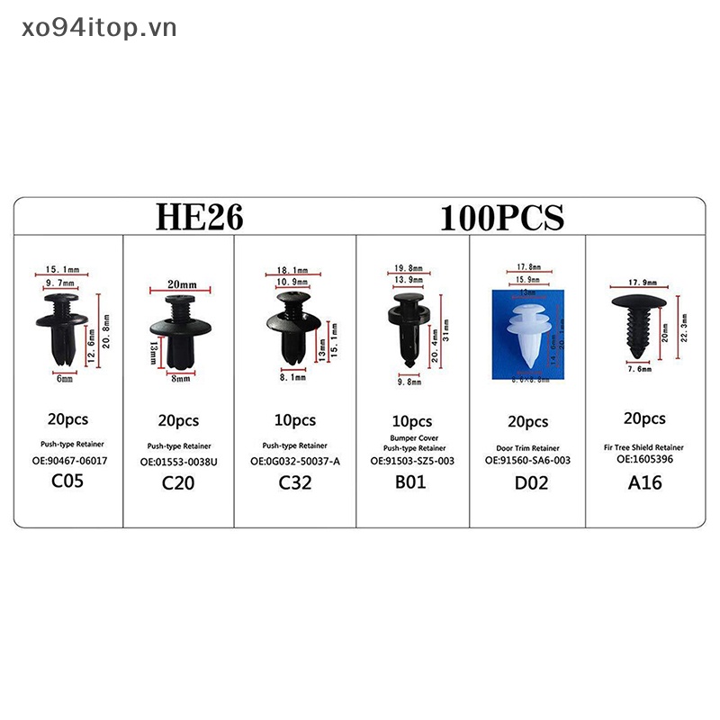 1 Bộ Dụng Cụ Tháo Gỡ Đinh Vít Cửa Xe Hơi