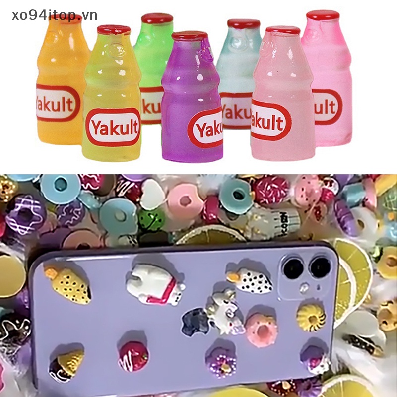 Xoitop Set 5 Kẹp Tóc Hình Giọt Nước 3D Bằng Nhựa Resin Diy