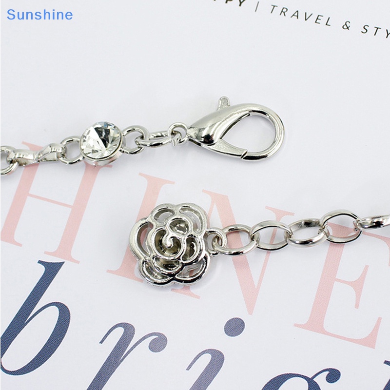 Thắt Lưng Dây Xích Kim Loại Mảnh Mặt Hình Bướm Có Thể Điều Chỉnh Trang Trí Đầm / Áo Len